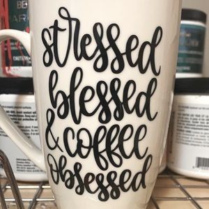 Stressed, Blessed & Coffee Obsessed Coffee Mug